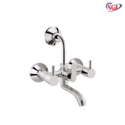 2 In 1 Wall Mixer With L-Bend