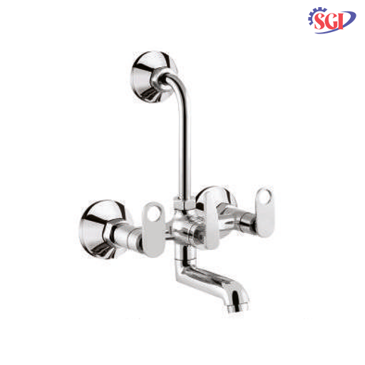 2 In 1 Wall Mixer With L-Bend