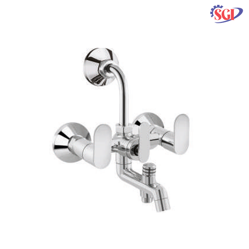3 In 1 Wall Mixer With L-Bend