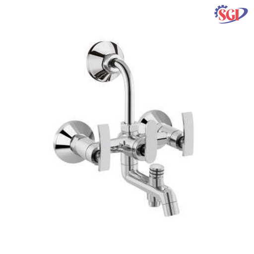 3 In 1 Wall Mixer With L-Bend