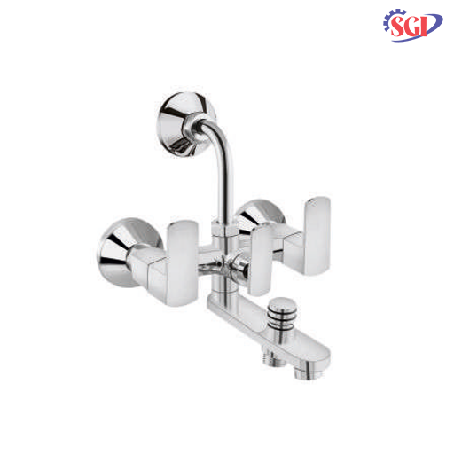 3 In 1 Wall Mixer With L-Bend