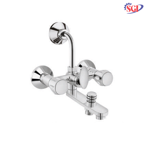 3 In 1 Wall Mixer With L-Bend