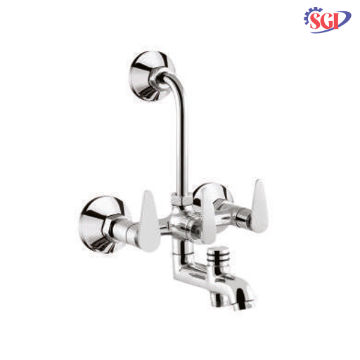 3 In 1 Wall Mixer With L-Bend