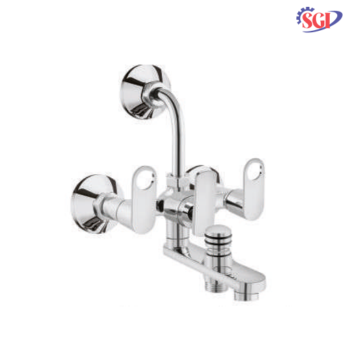 3 In 1 Wall Mixer With L-Bend