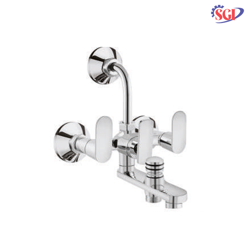 3 In 1 Wall Mixer With L-Bend