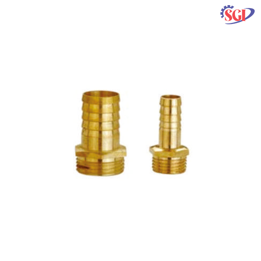 Brass Hose Nipple 1/4",3/8",1/2",5/8",5/16",3/4",1"